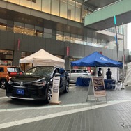 VWからはID.4が試乗車にエントリー。Proグレードは77 kWhのバッテリー容量で618kmの航続距離を誇る。