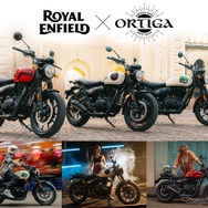 ORTIGA×ROYAL ENFIELD 新型 ハンター 350 特別な展示イベント
