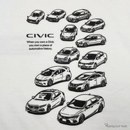 CIVIC ヒストリーTシャツ