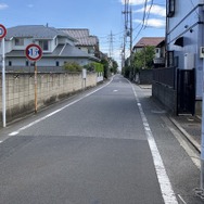 狭い道！ 制限1.7m、小金井市道573号線