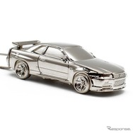日産スカイライン GT-R (BNR34) 3D キーチェーン