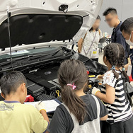 塗装体験が大人気！　自動車整備体験イベント「ジュニアメカニック2025@福岡」