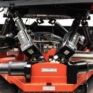 台座に設置された電動アクチュエーター