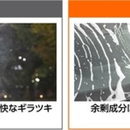 洗って仕上げるから、不快なギラツキ解消でいつでも視界クリア