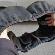 タイヤに被せるだけ、初心者でも簡単