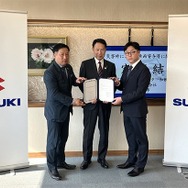 スズキがスズキモーター和歌山と共同で和歌山市と災害時における車両貸与等に関する協定を締結