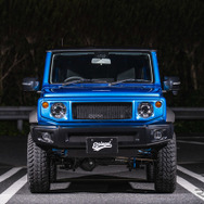 Spiegel. Racing スポーツバンパー フロント（シボ黒・塗装済み仕様）装着例