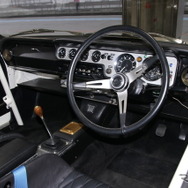 チームロータスのワークスカーのエンジンルーム