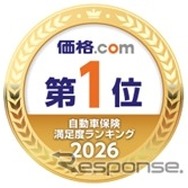 SBI損保が「価格.com 自動車保険 満足度ランキング2026」の 「総合満足度」「保険料満足度」「補償内容満足度」3部門において第１位