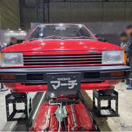 日産自動車大学校の学生たちがレストアした「マッチのマーチ」1984年式 初代日産マーチK10（東京オートサロン2026）