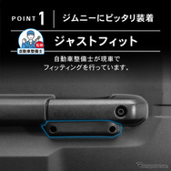 クラフトワークス『ジムニー/シエラ/ノマド』専用「ドアグリップポケット」改良版