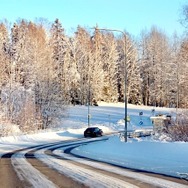 雪道での運転（イメージ）