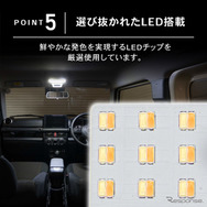 クラフトワークス『ジムニー/シエラ/ノマド』専用「LEDルームランプ」