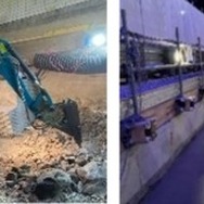 上信越道上り線の佐久IC～碓氷軽井沢IC間でトンネル・橋りょうリニューアル工事