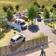 トヨタカローラ姫路のコミュニティ拠点 第2弾、「COROHIMERIVER（カロひめリバー）」の完成イメージ