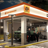 オートバックスのキッザニア東京のパビリオンのリニューアルイメージ