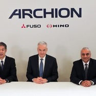 日野と三菱ふそう統合の新持株会社の社名は「ARCHION」に