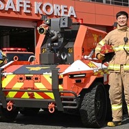 ヒョンデグループの無人消防ロボット