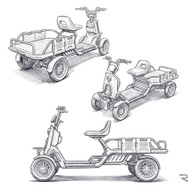 ブレイズの特定小型原付初の4輪モデル