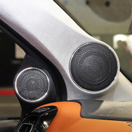 「DAP」がシステムに組み込まれたオーディオカーの一例（製作ショップ:ルロワ＜愛知県＞）。