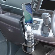 タブレット対応伸縮ホルダー付きの「200-CAR127」