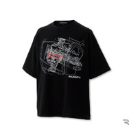 R34 エンジンイラストTシャツ