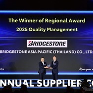 トヨタ モーター アジア 前田昌彦氏（左）、ブリヂストン アジア パシフィック 吉眞弘氏（右）