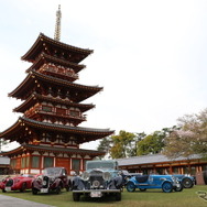 世界遺産、法相宗大本山・薬師寺の西塔とともに