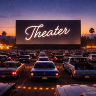 昼間のドライブインシアター