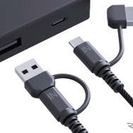 Kashimura・USB充電＆同期ケーブル 変換コネクタ付き 1.2m A/C-C（AJ-681）