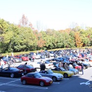 約100台の出場オーナー車両展示