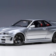 AUTOart製「ニスモ R34 GT-R Z-tune シルバー」の1/18スケールモデル