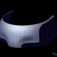 HKSの最新ピストン技術（開発中）：スカート部3D形状イメージ（拡大）