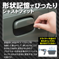 『ジムニー/ジムニーシエラ』用ドアハンドルプロテクター「K-DHP03」