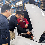 国内初！　中国NEV教育のトップ校が実車で教える「三電」整備の全貌
