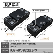 ハイエース専用LEDコンソールボックス