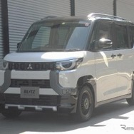 ブリッツ DAMPER ZZ-R　デリカミニ装着例（基準車高：フロント 24mmダウン / リア 22mmダウン）