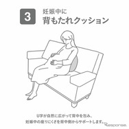 カーメイト・エールベベ『4WAY円座クッション イブル ライトグレー』