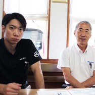 左から、株式会社オートライン 佐藤孝昭取締役と、TMP岐阜PC 新任会長の佐藤敏則代表取締役