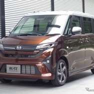 ブリッツ DAMPER ZZ-R　ダイハツ・ムーヴ装着例（基準車高：フロント 25mmダウン / リア 30mmダウン）