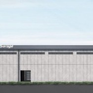 本店（左）・GR Garage富山新庄・U-CAR STATION富山（右）　統合後の外観イメージパース