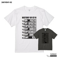 「NISSAN HISTORY OF GT-R Tシャツ」