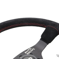 BLITZ OMP STEERING WHEEL Φ350（スエードレザー）