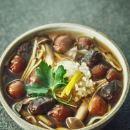 4種のきのこにゅうめん