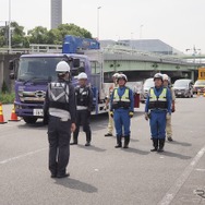 車両啓開完了（2026年地震防災訓練）