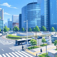 名古屋駅交差点（イメージ）