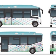 自動運転バスラッピングデザイン