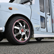 custom-おやぢさん　ミラウォークスルーバン…CARTUNE ALL USERS MEET神戸