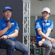 「チームスズキCNチャレンジ」津田拓也選手（左）と水野涼選手（右）