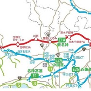 新名神で開通した高槻JCT～神戸CT